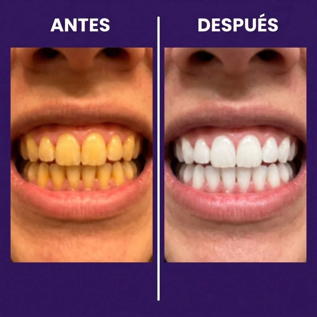 Tiras Blanqueadoras Estirables - Elimina Manchas y Tono Amarillo en 30 Minutos